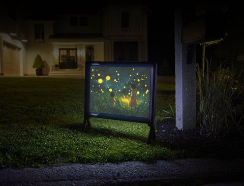 Wandering Through The Fireflies Yard Sign