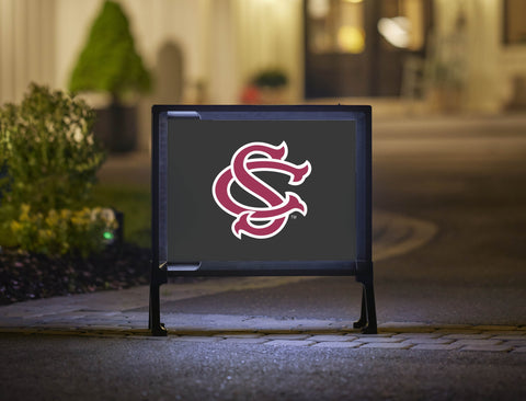 South Carolina SC Yard Sign Black