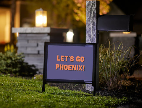 Phoenix Professional Basketball Yard Sign