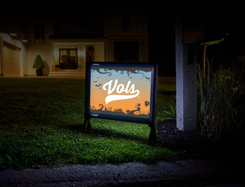 Halloween Sunset Vols Tennessee Yard Sign