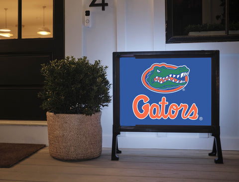 Florida Gators Blue Lumilawn Sign