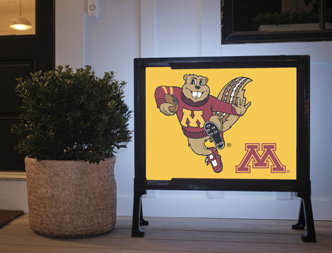 Minnesota Goldy Football Yard Sign