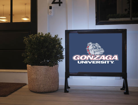 Gonzaga University Bulldog Blue Lumilawn Sign