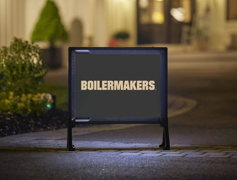 Purdue Boilermakers Black Yard Sign