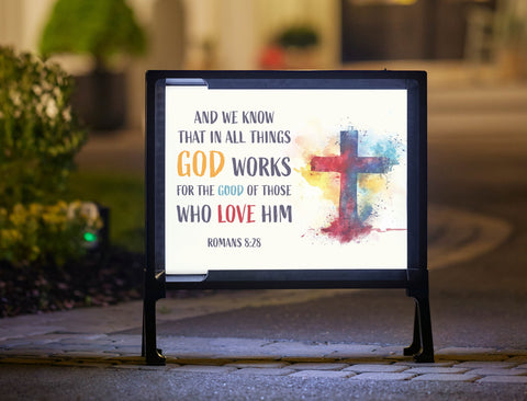 Those Who Love Him Yard sign