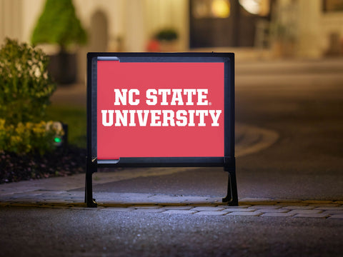 NC State University Red Yard Sign