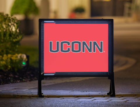 UConn Color Block Yard Sign