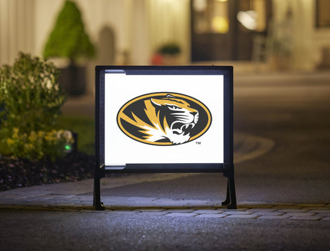 Missouri Tiger Athletics Mark White Yard Sign