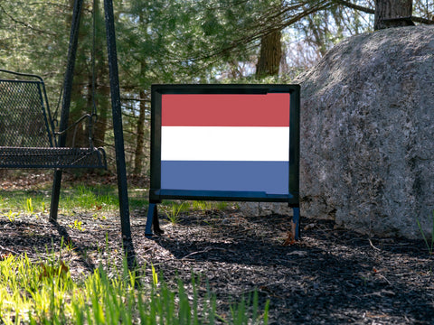 Flag Netherlands Yard Sign