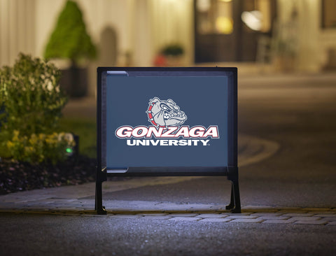 Gonzaga University Bulldog Blue Lumilawn Sign