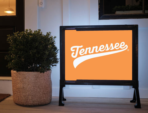 Tennessee Vols Underline Orange Yard Sign