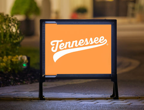 Tennessee Vols Underline Orange Yard Sign