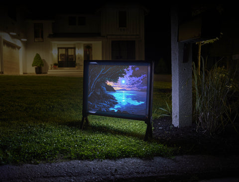 Bioluminescent Bay Night Yard Sign