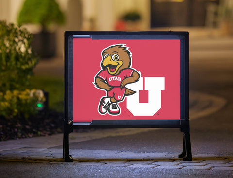 Swoop University of Utah Red Yard Sign