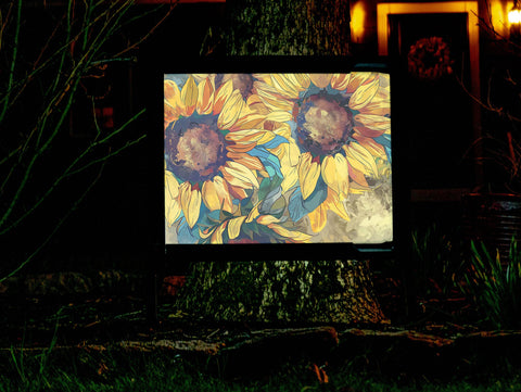 Yellow Sunflowers Garden Decoration Yard Sign