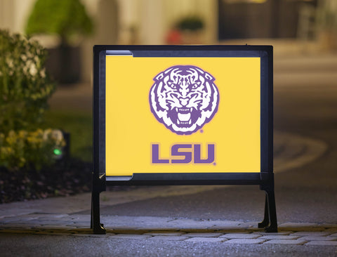 LSU Tiger Yellow Yard Sign