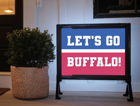 Buffalo Professional Football Fandom Yard Sign