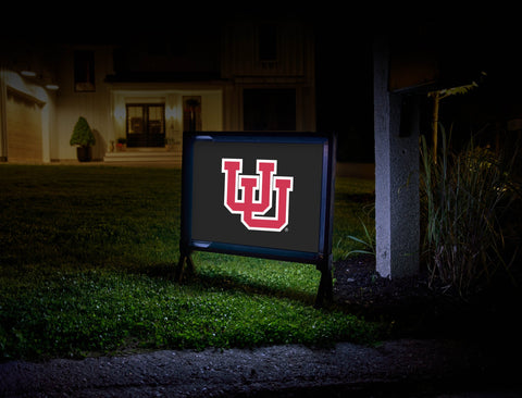 University of Utah Black Yard Sign