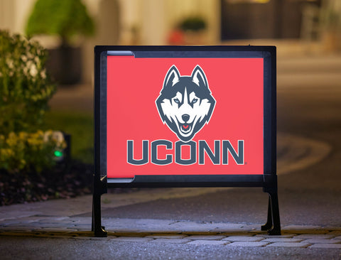 UConn Huskies Color Block Yard Sign