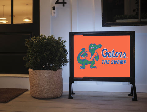 Florida Albert Gators Orange Lumilawn Sign