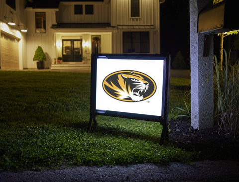 Missouri Tiger Athletics Mark White Yard Sign