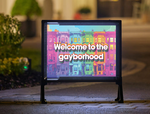Welcome to the Neighborhood Pride Yard Sign