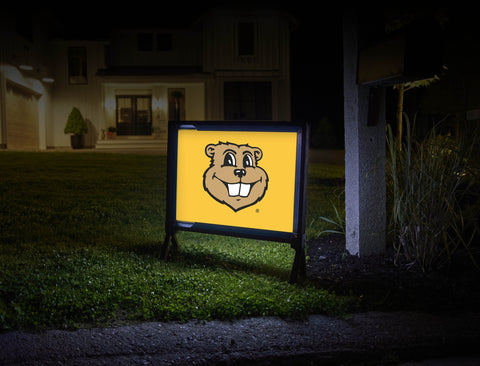 Minnesota Goldy Gold Yard Sign