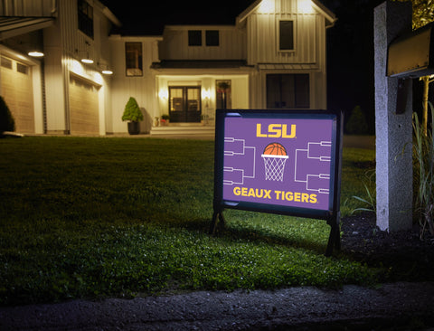 LSU Basketball Lumilawn Sign