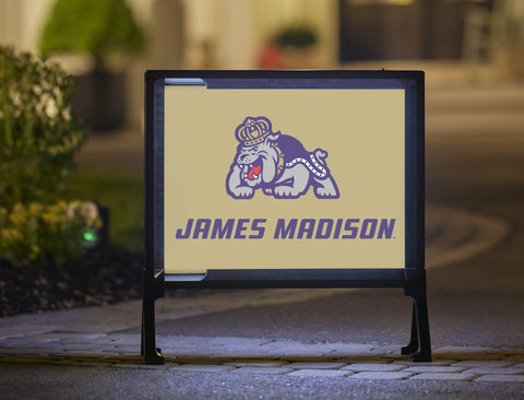 James Madison Duke Gold Yard Sign