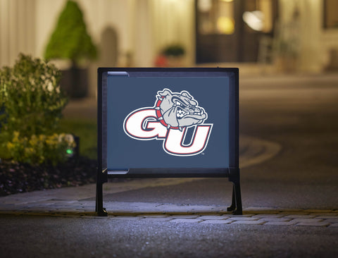 Gonzaga GU Bulldog Blue Lumilawn Sign