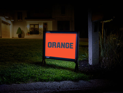 Syracuse University Orange Yard Sign