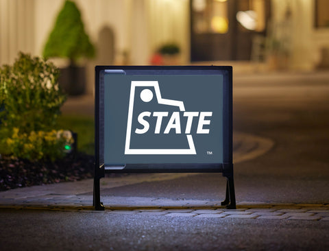 USU State Yard Sign