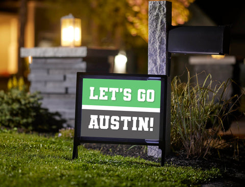 Austin Professional Soccer Fandom Yard Sign