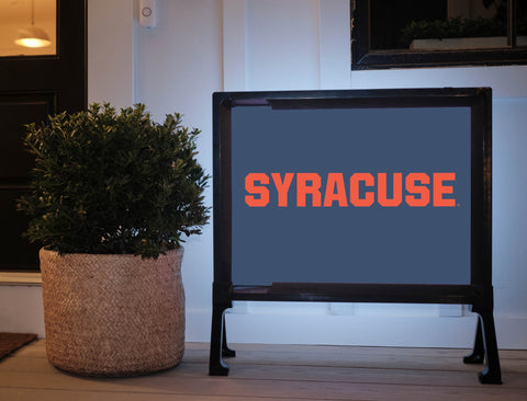 Syracuse University Blue Yard Sign