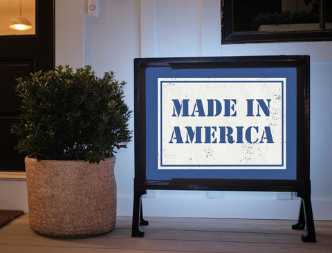 Made In America Americana Yard Sign