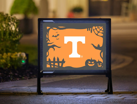 Halloween Tennessee T Orange Lumilawn Sign