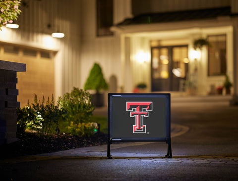 Texas Tech TT Black Lumilawn Sign