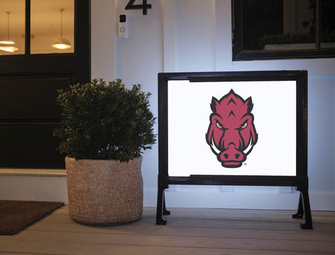 Arkansas Razorbacks Athletics Mark White Yard Sign