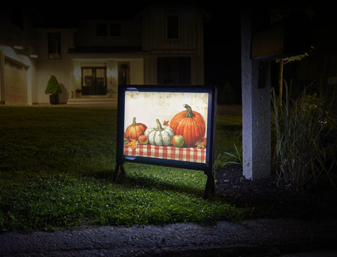 Pumpkin Spread Still Life Yard Sign