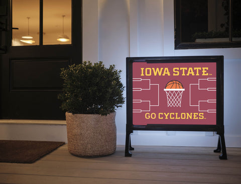 Iowa State Basketball Lumilawn Sign