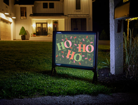 Ho Ho Ho Lumilawn Sign