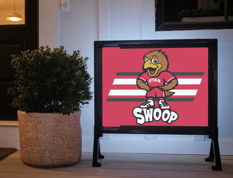 Utah Swoop Utes Yard Sign