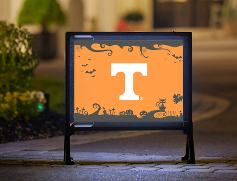 Halloween Tennessee T Orange Lumilawn Sign