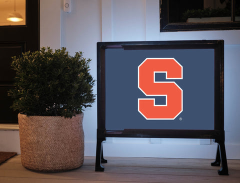 Syracuse University S Blue Yard Sign