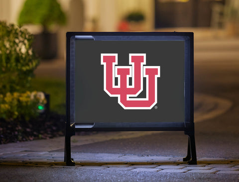 University of Utah Black Yard Sign