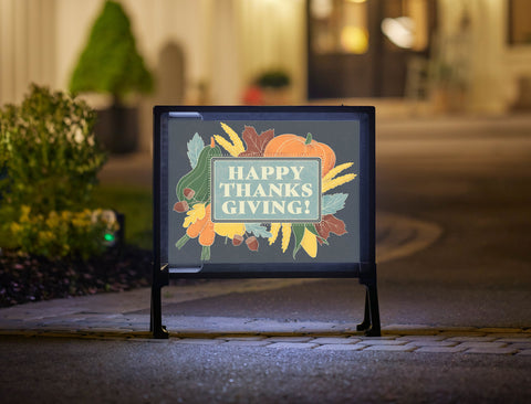 Happy Thanksgiving! Lumilawn Sign