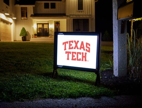 Texas Tech White Yard Sign