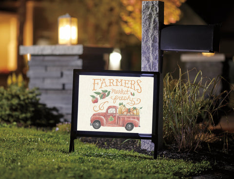 Fall Inspired Farmers Market Yard Sign