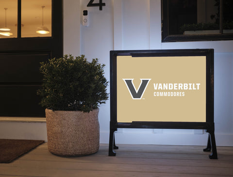 Vanderbilt University Commodores Gold Yard Sign