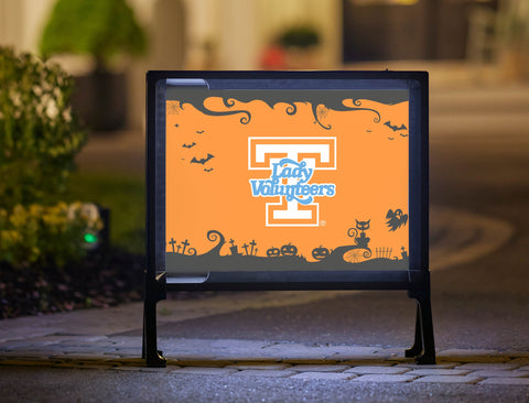 Halloween Tennessee Orange Lady Volunteers Lumilawn Sign